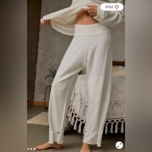 NWOT Free People Intimately Organic Cotton Lounge Pant Size Medium